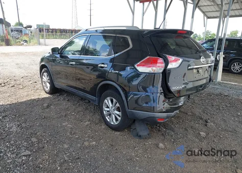 2016 Nissan Rogue Sv из США, поврежденный, VIN KNMAT2MV5GP630904